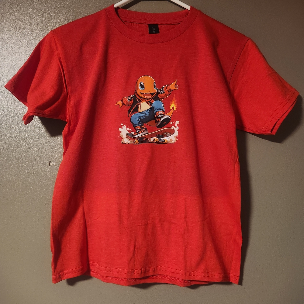 Red Kids Graphic T-Shirt